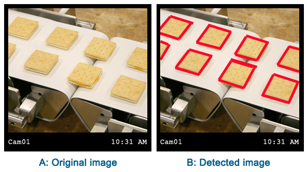 detected rectangles